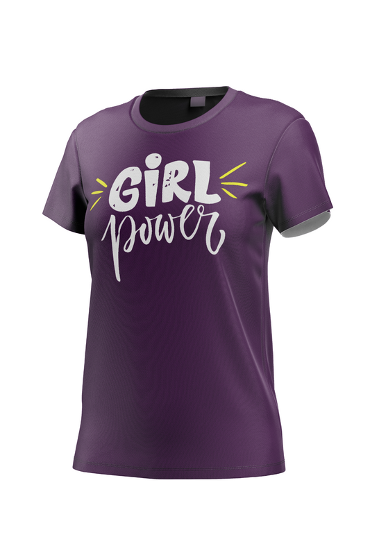 Girl power mujeres. camiseta. 