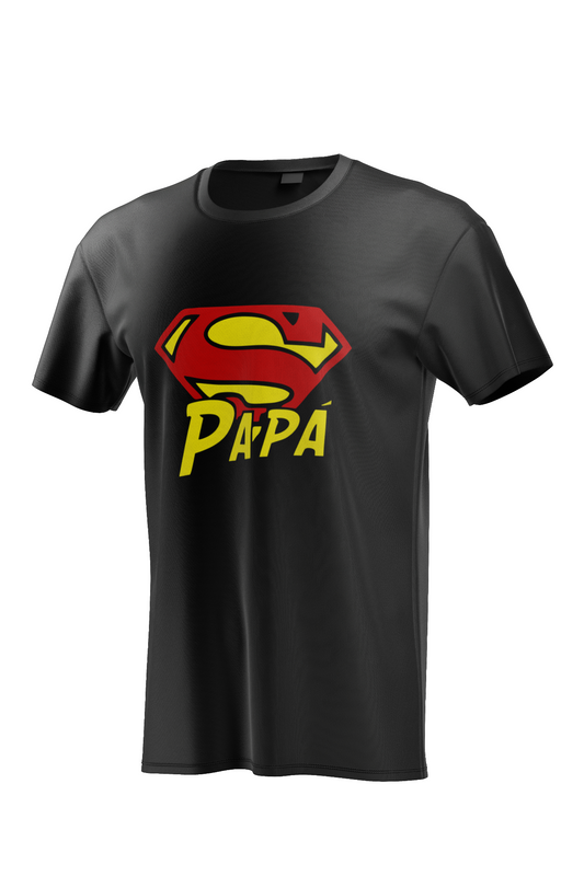 Camiseta dia del padre Súper Papa SuperMan.