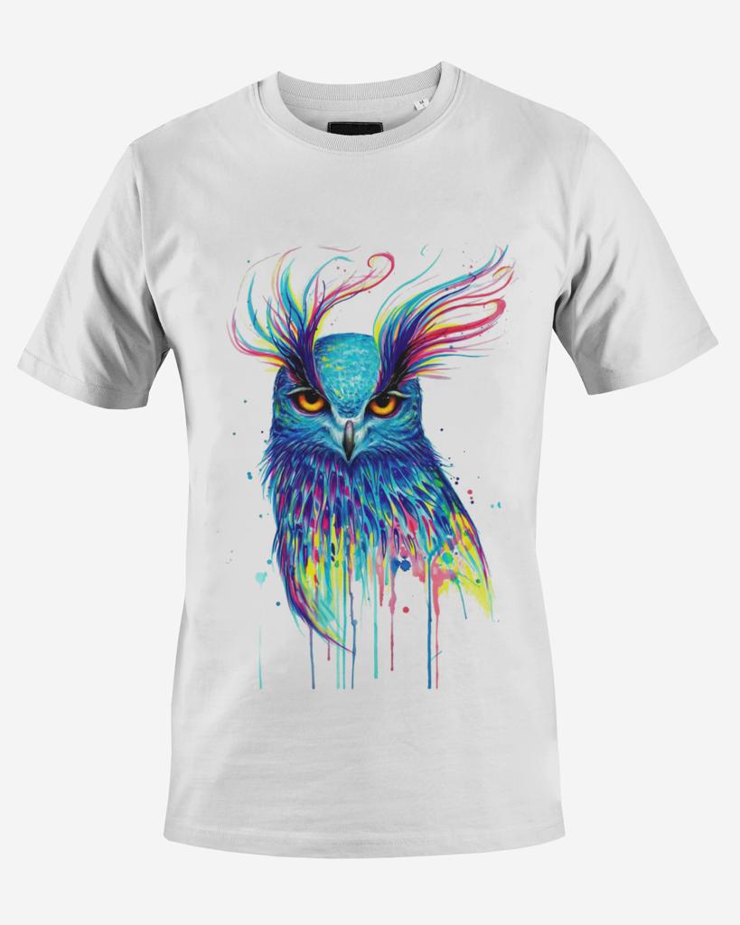 camiseta_blanca_bettin_personalizada_buho_colorido