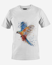 camiseta_blanca_bettin_personalizada_pajaro_colorido