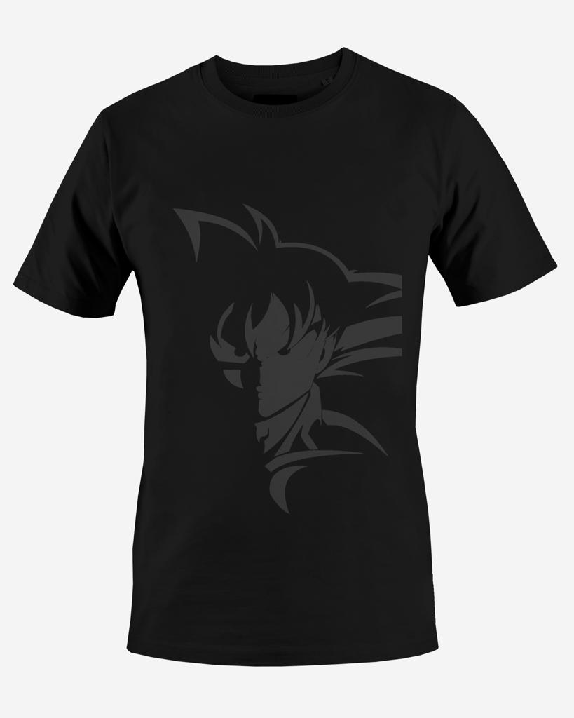 Camiseta silueta de Goku personalizada