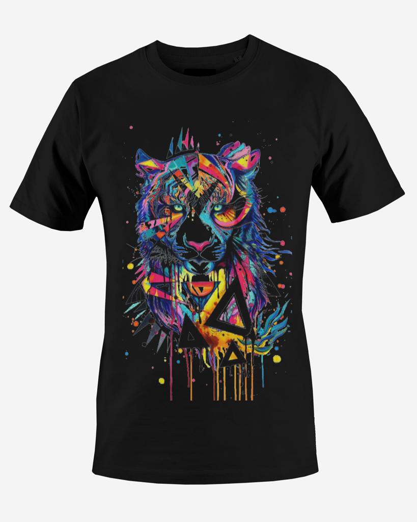 camiseta_negra_bettin_personalizada_tigre_geometrico