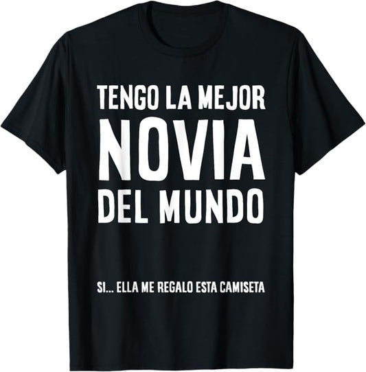 Camiseta negra camisetas para parejas