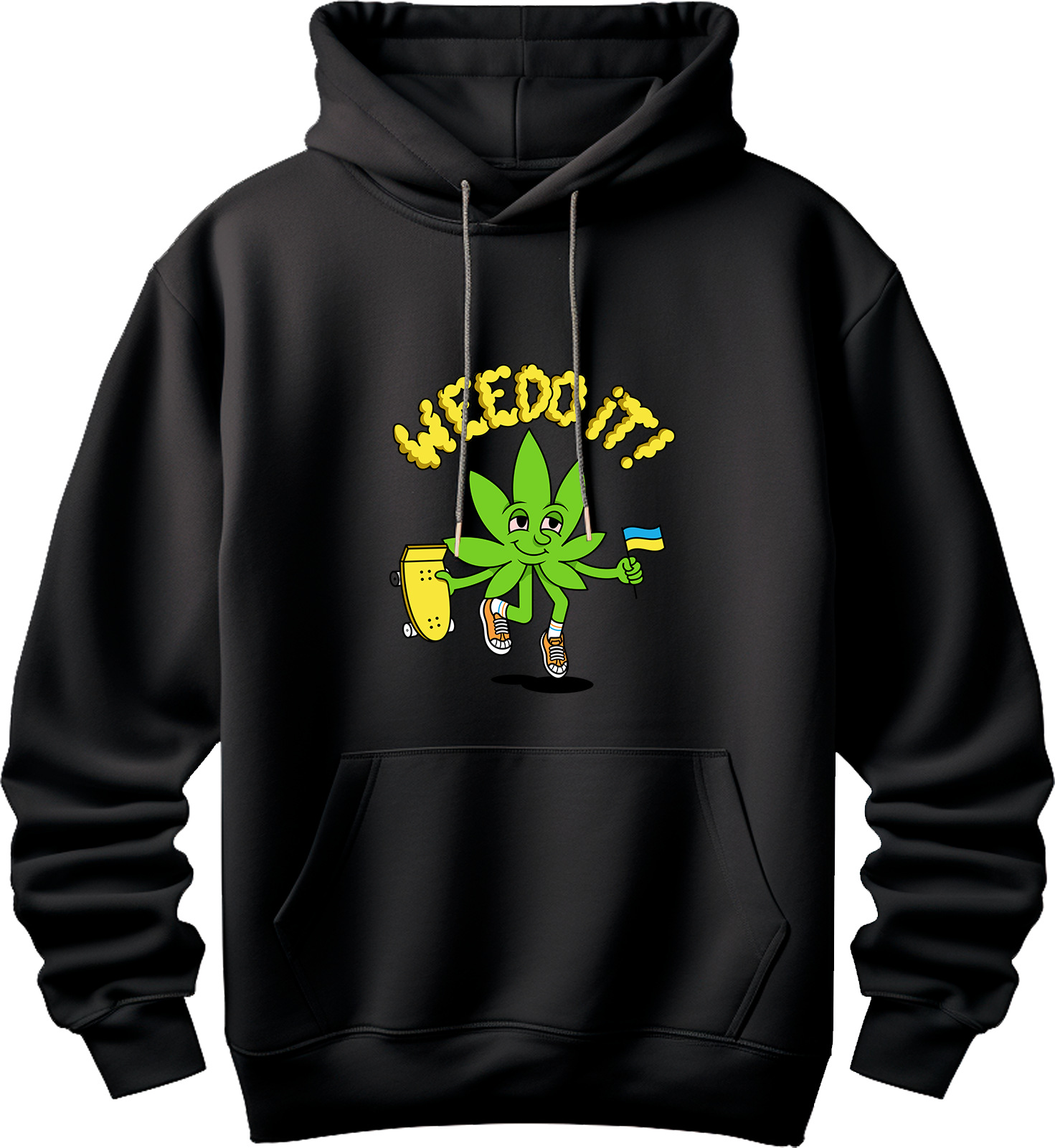 Sudadera negra Weed It!