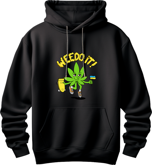 Sudadera negra Weed It!