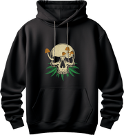 Sudadera psicodélica calavera con setas