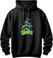 Sudadera negra smoke hoja marihuana