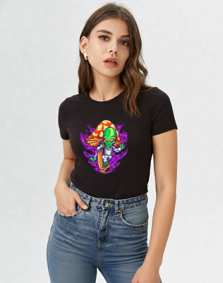 mujerconalienpsicodelicocamisetabettin