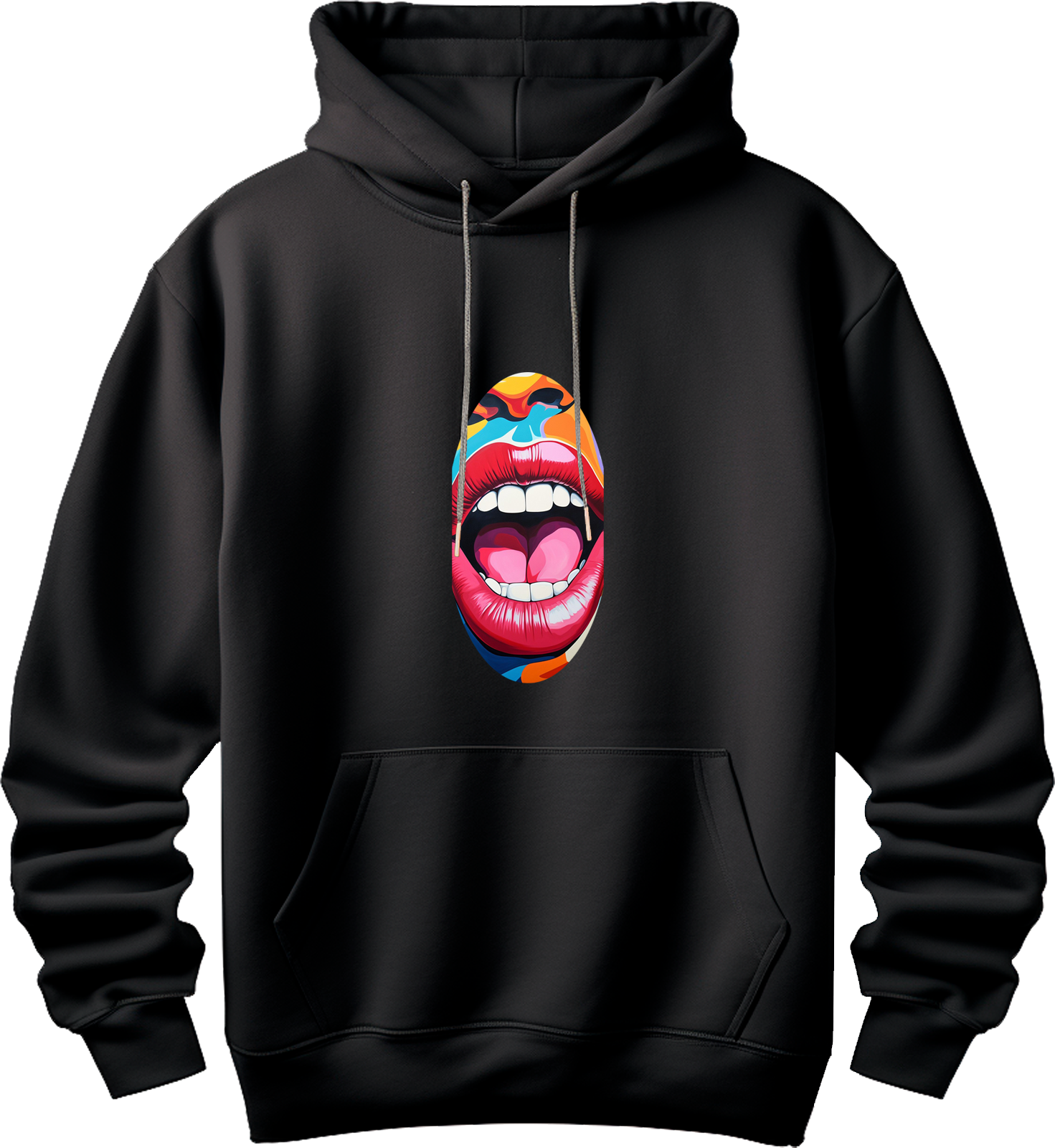 Sudadera Negra Boca Contemporánea