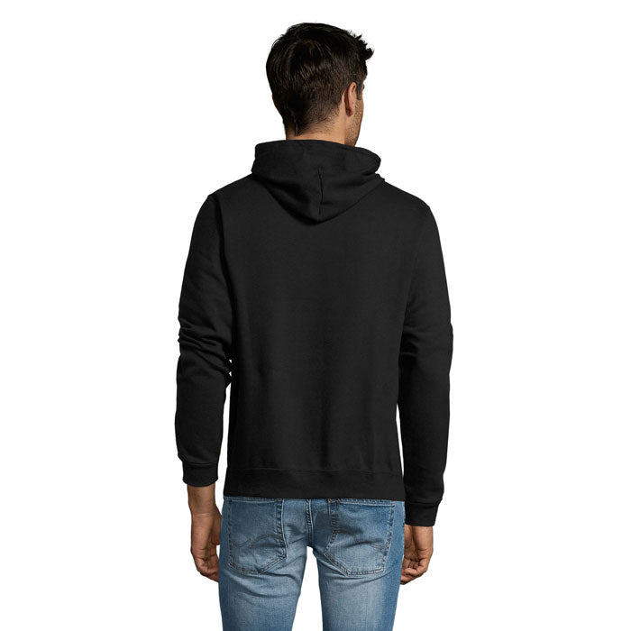 sudadera negra bettin modelo detras