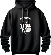 Sudadera negra para jugadores de padel