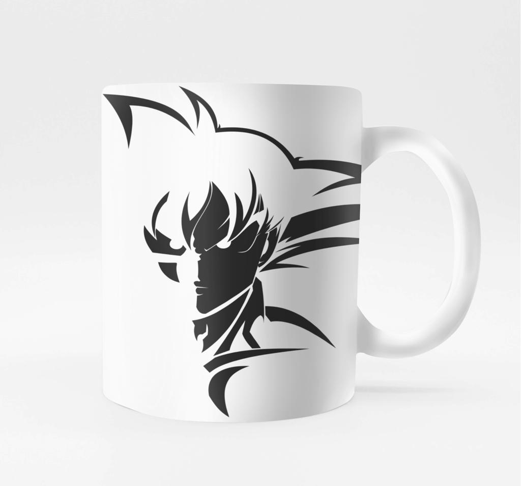 taza_bettin_personalizada_goku_silueta_negro