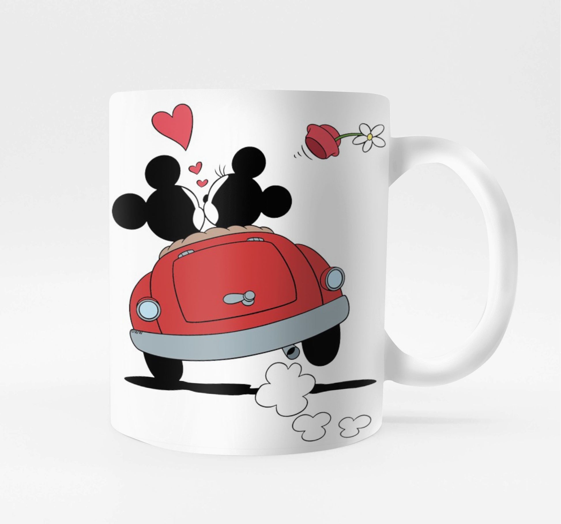 Taza Mickey Mouse y Minnie coche personalizada – Arts Bettin